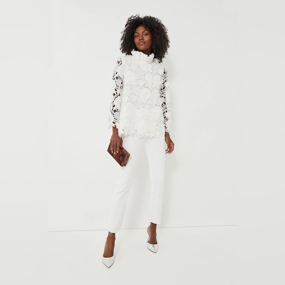 - TUCKERNUCK
Blanc Guipure Lace Faye Top - Picture 3 of 6